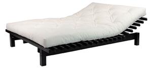 Variabilní postel z borovicového dřeva s 140 Black 140 × 200 cm KARUP DESIGN