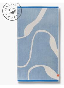 Bílo-modrá osuška z Bio bavlny 70x133 cm Nova Arte – Mette Ditmer Denmark