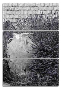 Obraz na plátně - Amfora v levandulovém keři - obdélník 769FB (120x80 cm)