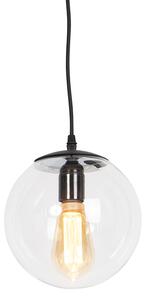 Moderní závěsná lampa transparentní 20 cm - Pallon
