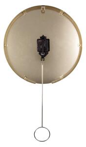 Bílé nástěnné kyvadlové hodiny Karlsson Pendulum, ø 34 cm