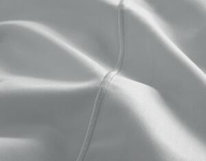 Bílé prostěradlo z bavlněného saténu Bianca Luxury, 230 x 260 cm