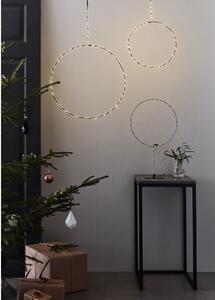 Černá vánoční světelná dekorace Markslöjd Alpha Circle