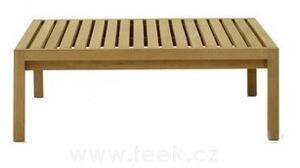 Roda Teakový konferenční stolek vyšší Network, Roda, obdélníkový 110x72x38 cm