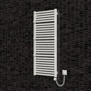 BPS-koupelny Elektrický koupelnový radiátor Neus E DR-PE 7055-01, připojení typ 01, 56,5x76,5 cm, bílá RAL 9016
