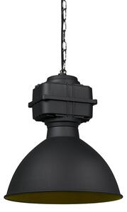 Průmyslová závěsná lampa malá matná černá - Sicko