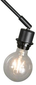Moderní závěsná lampa černá bez stínidla - Blitz II