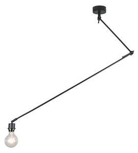 Moderní závěsná lampa černá bez stínidla - Blitz I
