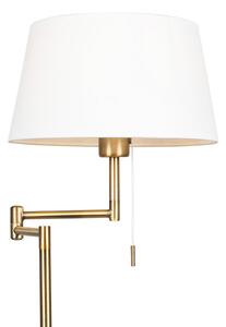 Klasická stojací lampa bronzová s nastavitelným bílým odstínem - Ladas Fix