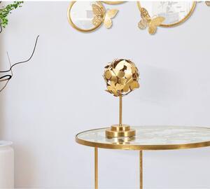 Kovová soška ve zlatém dekoru Mauro Ferretti Butterfly