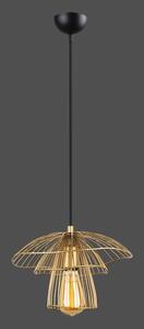 Závěsné svítidlo ve zlaté barvě Squid Lighting Root, výška 117 cm