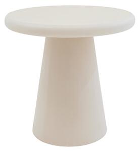 Kulaty konferenční stolek Clav 45 cm - béžový