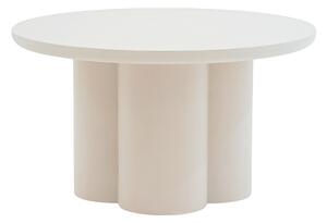 Kulaty konferenční stolek Cylindus 80 cm - béžový