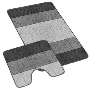 Bellatex s.r.o. SADA BANY 60x100 + 60x50 cm - s výkrojem - sada 60x100, 60x50 cm - Trojúhelník