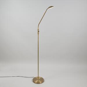 Moderní stojací lampa bronzová včetně LED - Eva