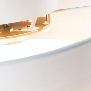 Stropní svítidlo bílé 30 cm včetně LED - Drum LED