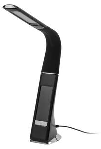 LIVARNO home Stolní LED lampa s budíkem (černá) (100357786001)