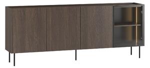 Moderní komoda Dunari 220 cm čtyřdveřová - dub dunin
