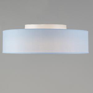 Stropní svítidlo modré 40 cm včetně LED - Drum LED