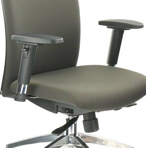 MULTISED kancelářská židle Komfort BZJ 1011 nosnost 150 kg, Mechanika: Synchronní, Hlavová opěrka: Ne, Područky: 2D PU, Kříž: Leštěný hliník, Materiál: Látka Xtream odolnost 100 000 cyklů