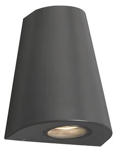 Moderní nástěnné svítidlo tmavě šedé IP44 - Dreamy