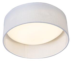 Stropní lampa bílá 28 cm vč. LED - Drum Combi