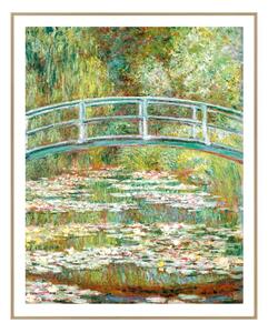 Obraz 40x50 cm Monet: Japanese Footbridge