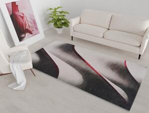 Bílo-černý pratelný koberec 150x80 cm - Vitaus