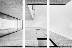 Geometrie moderní architektury – Třídílný obraz A, 90 × 60 cm