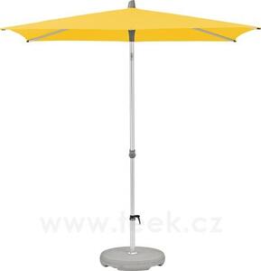 Glatz Slunečník Alu-Smart, Glatz, čtvercový 240x240 cm (2,4x2,4 m), rám eloxovaný hliník, potah polyester 220 g/m2 barva ash (šedobéžová)