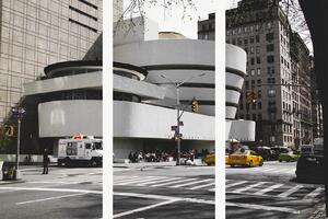 Guggenheimovo muzeum v New Yorku – Třídílný obraz A, 90 × 60 cm