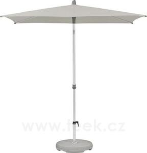 Glatz Slunečník Alu-Smart, Glatz, čtvercový 240x240 cm (2,4x2,4 m), rám eloxovaný hliník, potah polyester 220 g/m2 barva ash (šedobéžová)