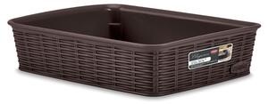STEFANPLAST Elegance 30932 Úložný koš M, hnědý
