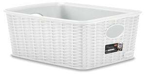 STEFANPLAST Elegance 30970 Úložný koš M High, bílý