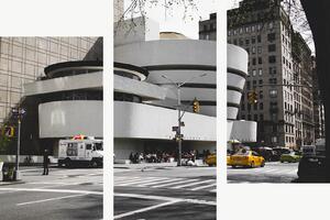 Guggenheimovo muzeum v New Yorku – Třídílný obraz C, 90 × 60 cm