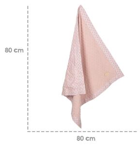 Růžová dětská deka 80x80 cm Lil Planet – Roba