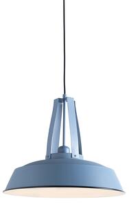 Vintage závěsná lampa modrá 43 cm - Living