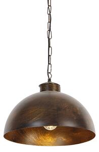 Průmyslová závěsná lampa rezavě hnědá 35 cm - Magna Classic