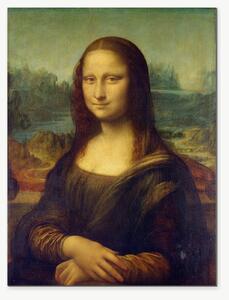 Mona Lisa – portrét ženy v renesanční krajině – Jednodílný obraz, 30 × 40 cm