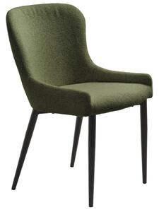 Tmavě zelená bouclé jídelní židle Unique Furniture Ontario