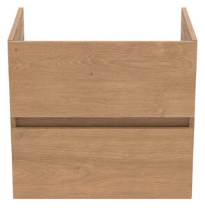 Závěsná skříňka pod umyvadlo v dekoru dubu v přírodní barvě 60x55 cm Eurovit+ – Ideal Standard