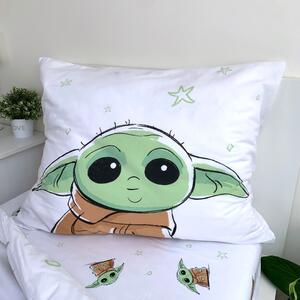 Bavlněné dětské povlečení na jednolůžko 140x200 cm Star Wars Baby Yoda – Jerry Fabrics
