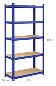 Regál 90x180x40 cm GLR040Q01
