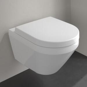 Villeroy & Boch Architectura combi-pack sada s prkénkem závěsná bez splachovacího kruhu bílá lesk 4694CL01
