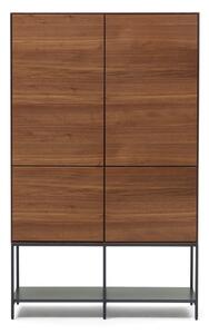 Hnědá skříň v dekoru ořechu 97,5x160x40 cm Vedrana – Kave Home