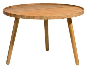 Kulatý konferenční stolek z dubového dřeva v přírodní barvě ø 70,5 cm Bodo – Villa Collection