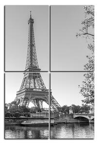 Obraz na plátně - Eiffel Tower - obdélník 7110QD (90x60 cm)