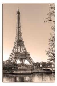 Obraz na plátně - Eiffel Tower - obdélník 7110FA (90x60 cm )