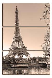 Obraz na plátně - Eiffel Tower - obdélník 7110FB (90x60 cm )