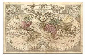 Obraz na plátně - Mapa antického světa 1101A (60x40 cm)